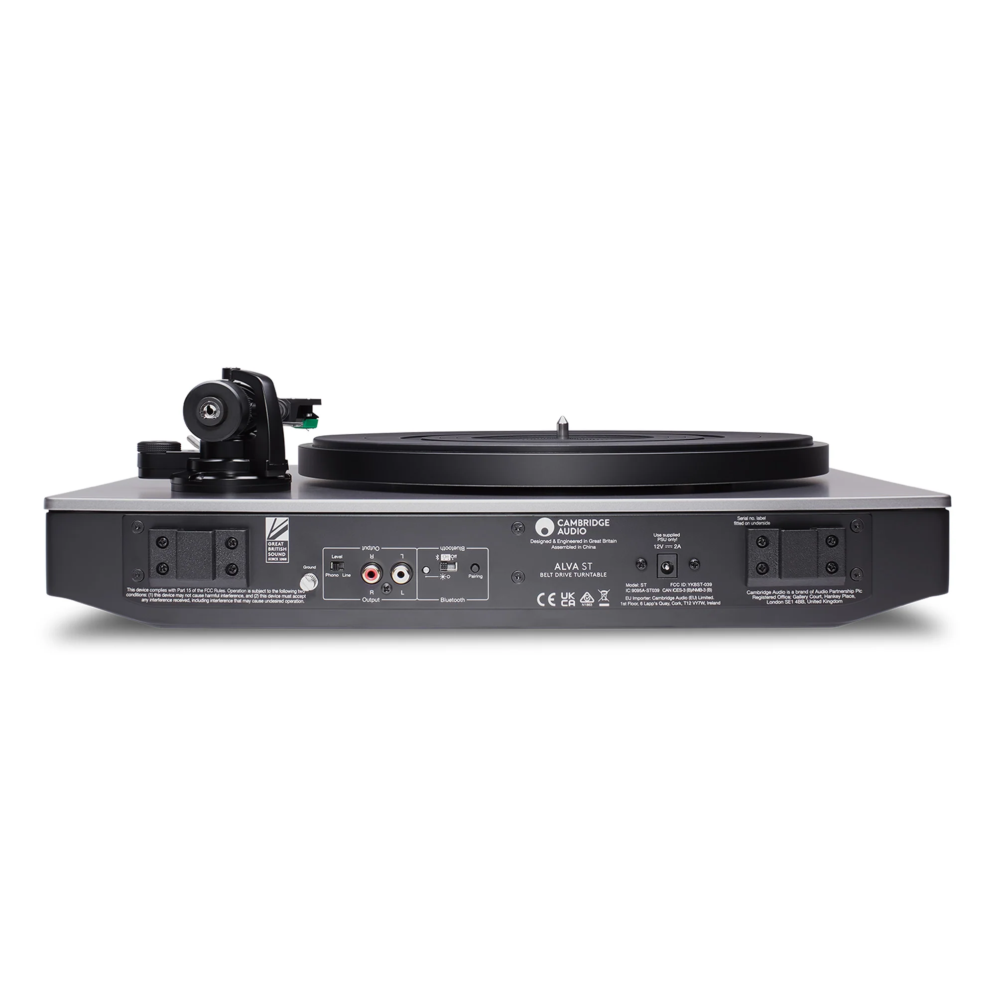 Cambridge Audio Alva ST Belt Drive Turntable with Bluetooth Aptx HD - Image 4