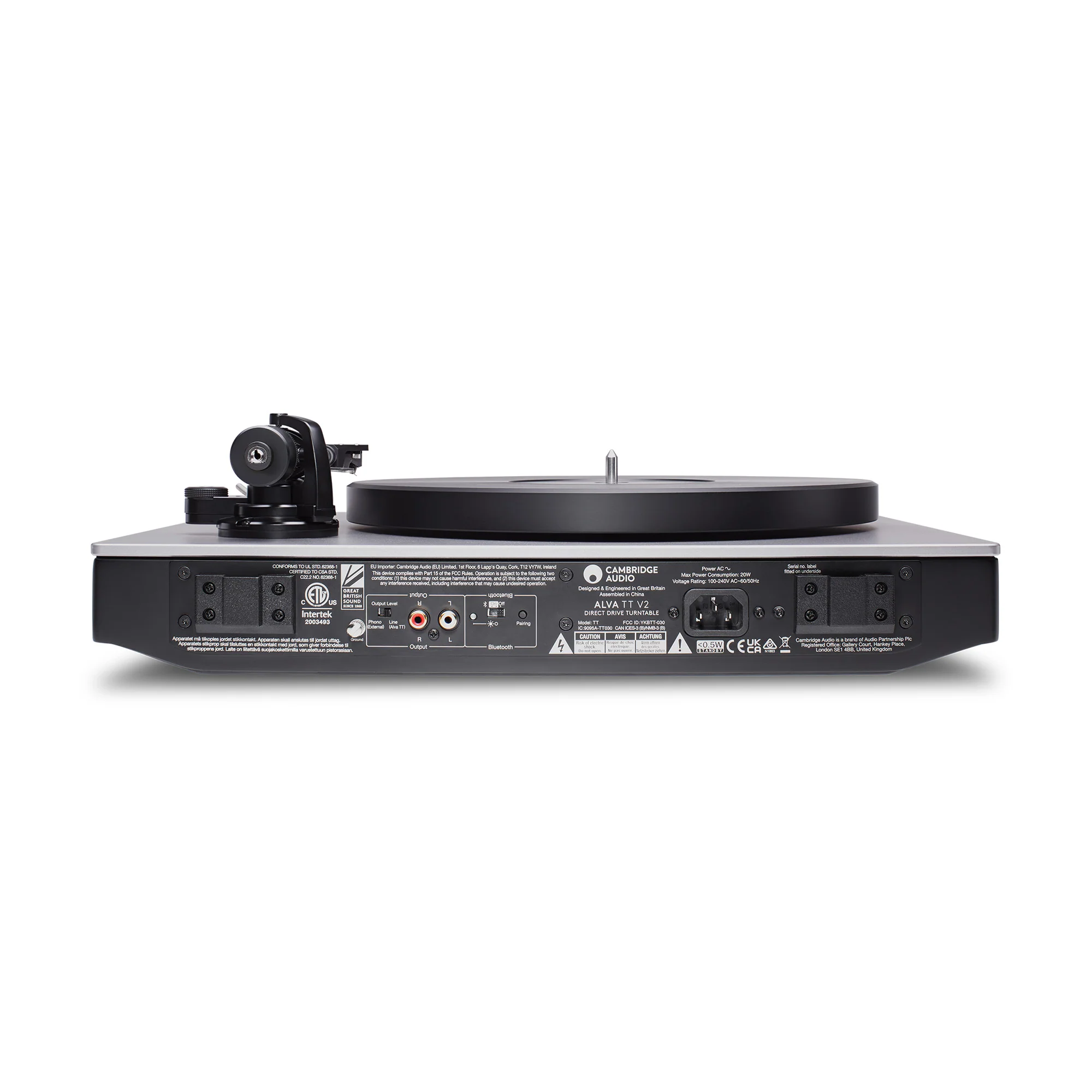 Cambridge Audio Alva TT v2 Direct Drive Turntable with Bluetooth aptX HD - Image 4