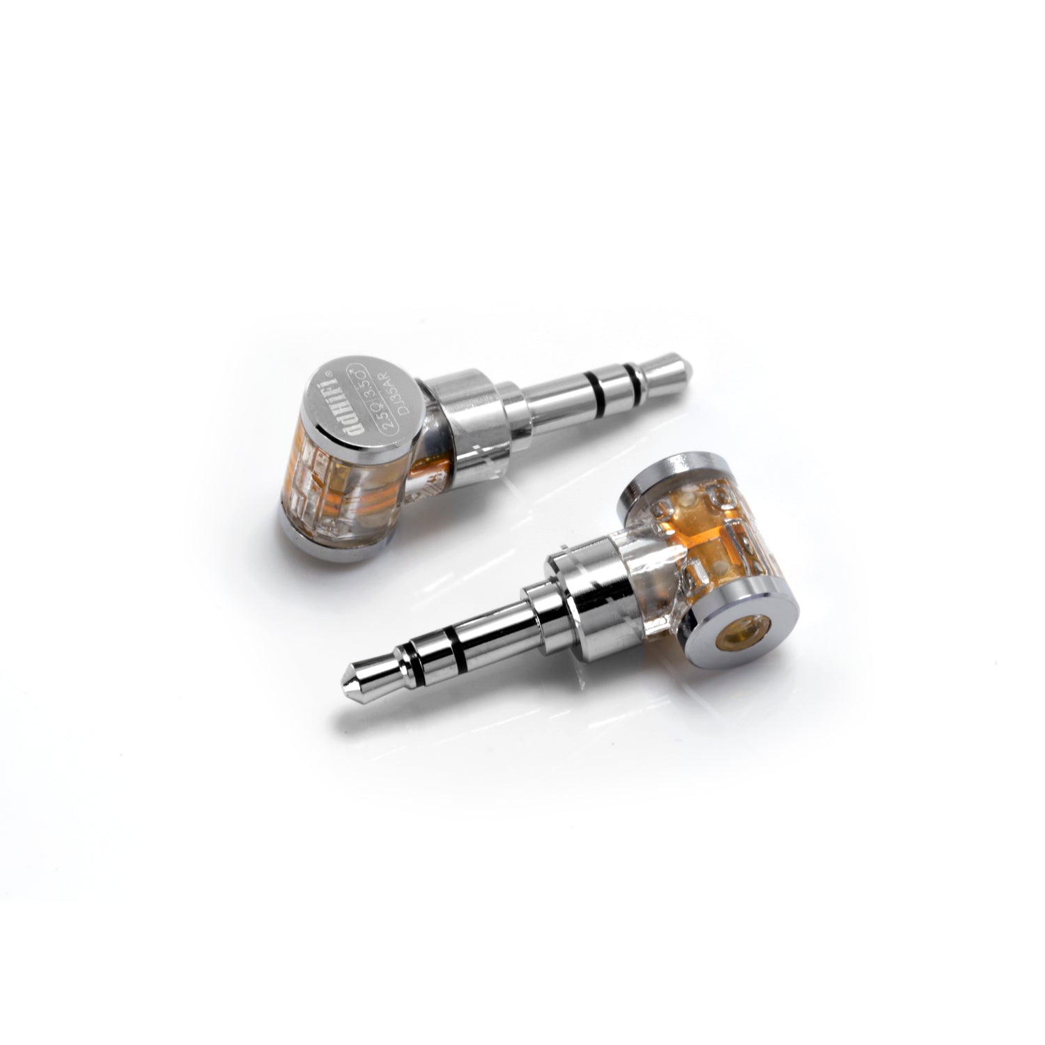 ddHiFi DJ35AR & DJ44AR Rhodium Plated 2.5mm Female to 3.5mm & 4.4mm Male Adapter - Image 3