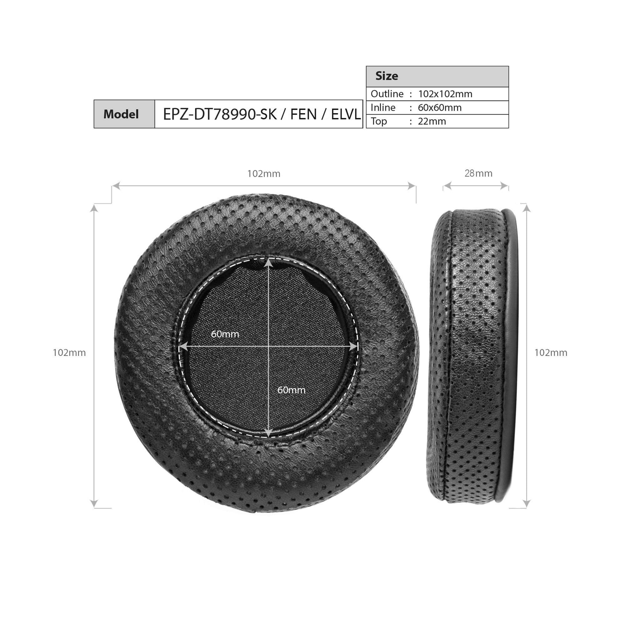 Dekoni Audio Elite Fenestrated Sheepskin Earpads For Beyerdynamic DT770/880/990 Series and AKG K Series - Image 5
