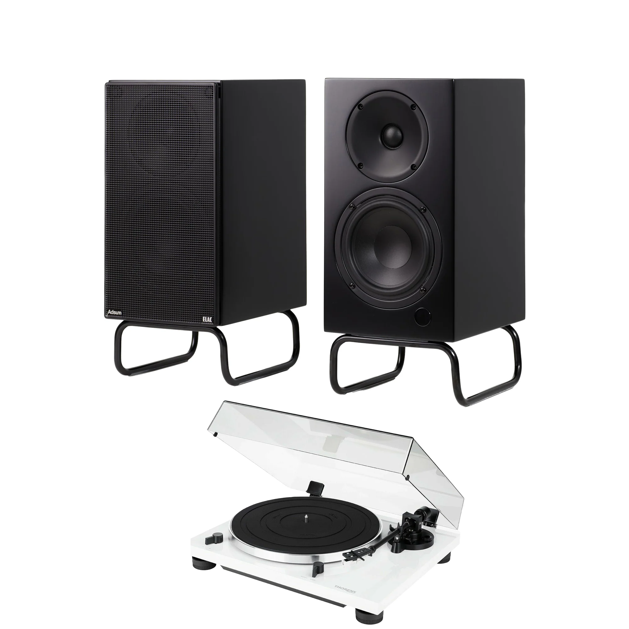 ELAC Connex DCB41-ADSUM Active Speakers with Turntable Bundle - Image 2