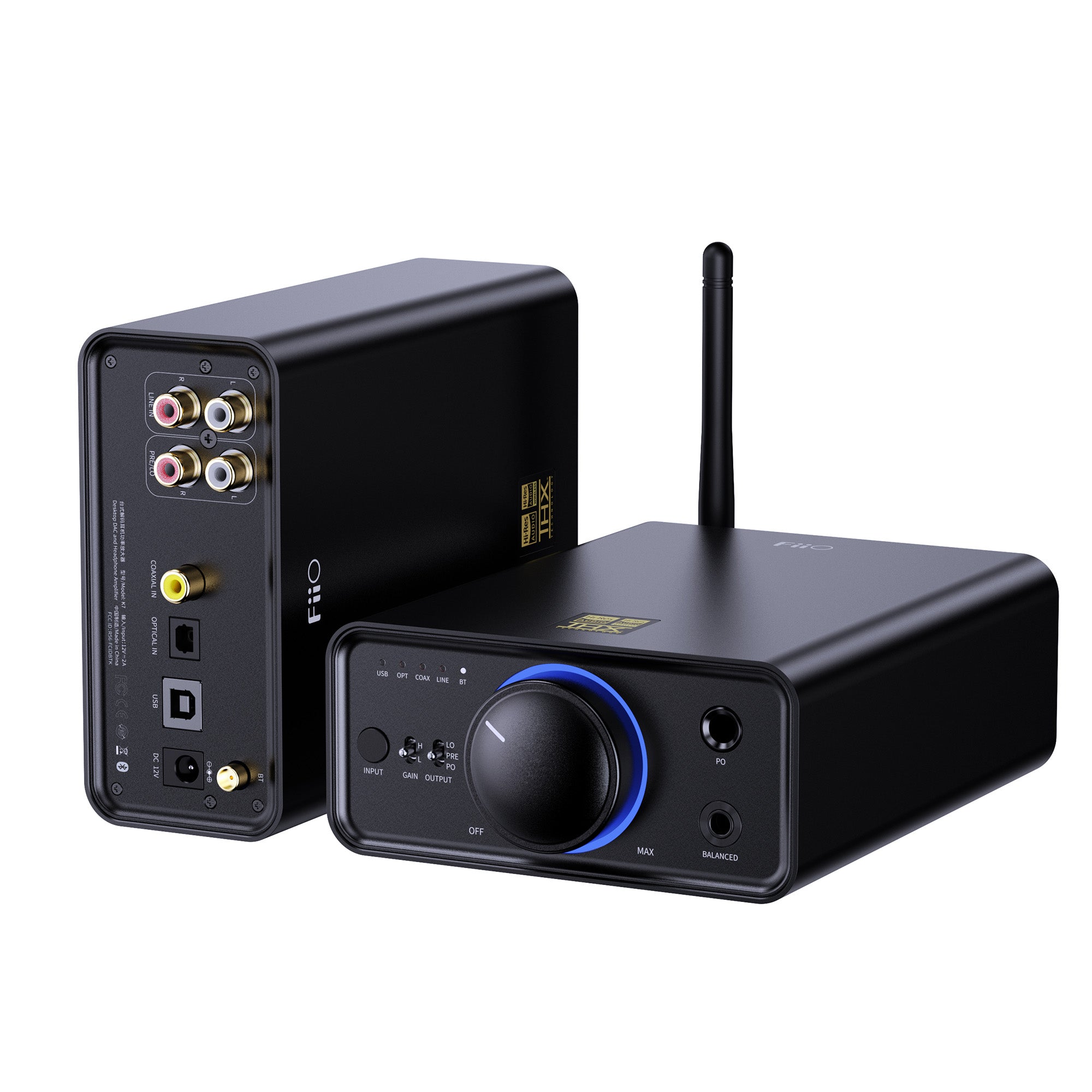 FiiO K7 BT Bluetooth DAC & Headphone Amplifier - Image 3