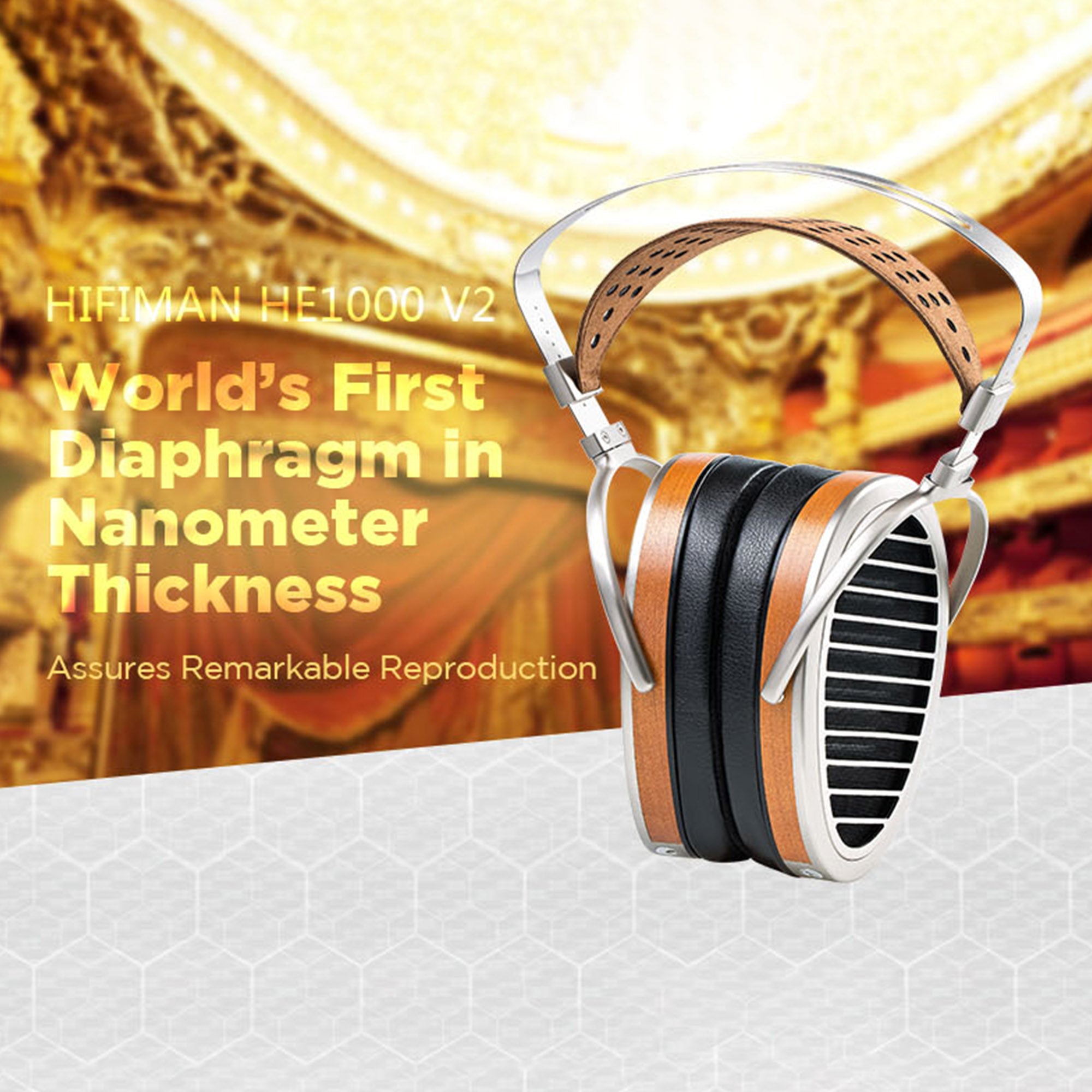 HiFiMAN HE-1000 V2 Stealth Open Back Planar Magnetic Headphones - Image 12