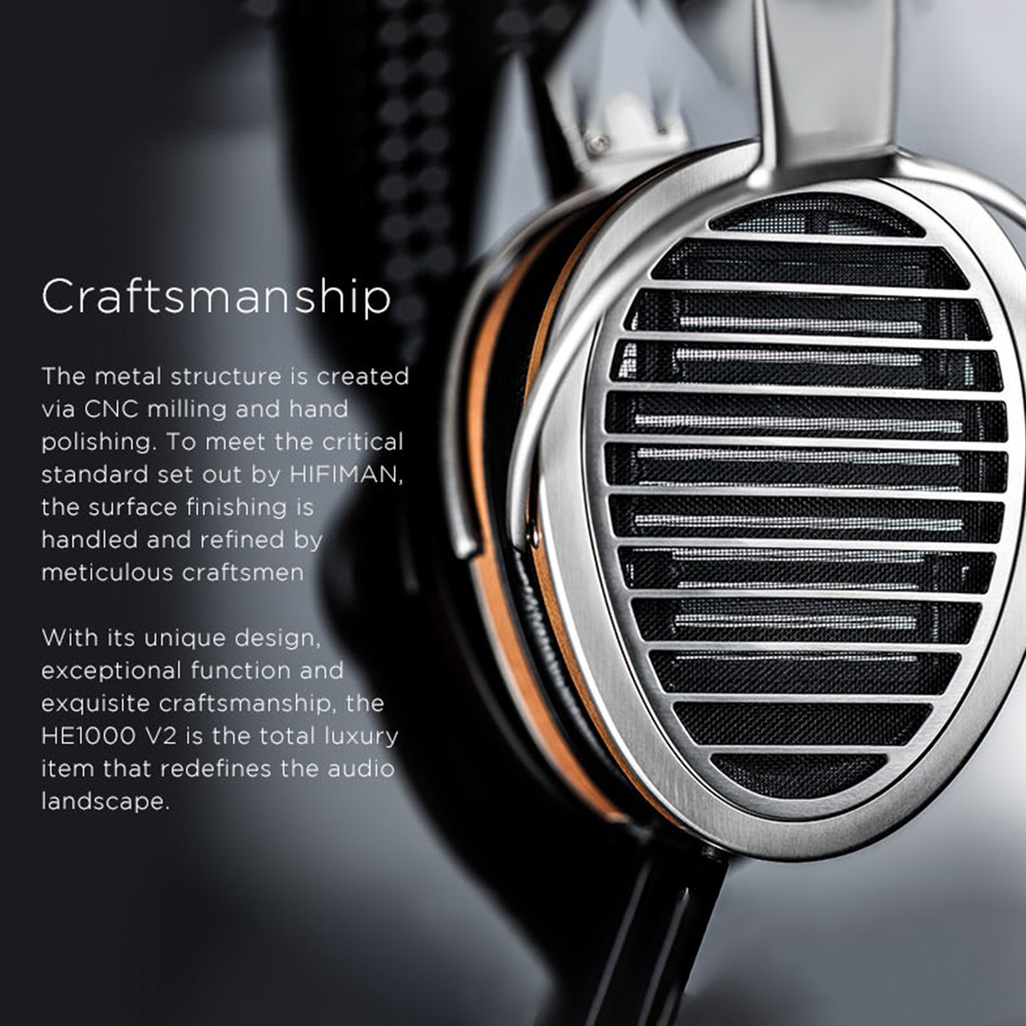 HiFiMAN HE-1000 V2 Stealth Open Back Planar Magnetic Headphones - Image 16