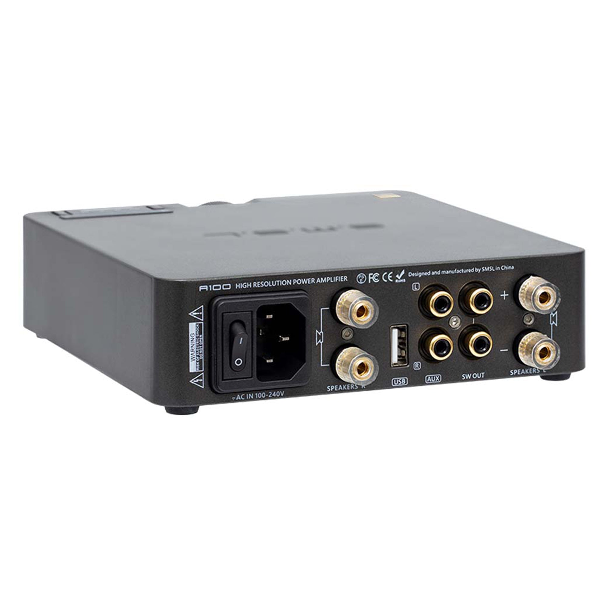 SMSL Audio A100 Bluetooth Power Amplifier - Image 2
